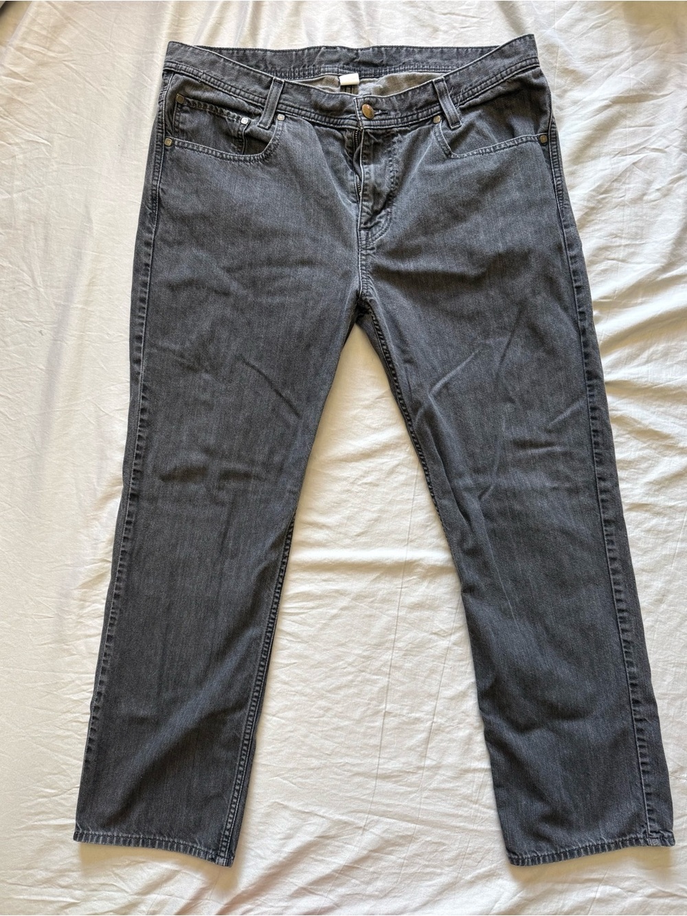 Murano Straight Fit Men's Grey Jeans 38/30